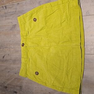 Wild Fable Corduroy Skirt in Lime Green